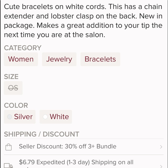 Hairstylist Bracelet - Picture 2 of 2